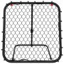 Rebotador de fútbol ajustable acero negro 84x73x60-80 cm by vidaXL, Accessories for soccer goals - Ref: Foro24-4007968, Price...