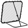 Verstellbarer Fußball-Rebounder aus schwarzem Stahl, 84x73x60-80 cm. von vidaXL, Zubehör für Fußballtore - Ref: Foro24-400796...