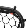 Verstellbarer Fußball-Rebounder aus schwarzem Stahl, 84x73x60-80 cm. von vidaXL, Zubehör für Fußballtore - Ref: Foro24-400796...