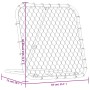 Rebotador de fútbol ajustable acero negro 84x73x60-80 cm by vidaXL, Accessories for soccer goals - Ref: Foro24-4007968, Price...