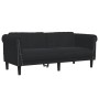 Zweiteiliges Samt-Sofa-Set in Schwarz von vidaXL, Sofas - Ref: Foro24-3209224, Preis: 568,10 €, Rabatt: %
