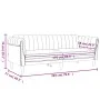 Zweiteiliges Samt-Sofa-Set in Schwarz von vidaXL, Sofas - Ref: Foro24-3209224, Preis: 464,36 €, Rabatt: %