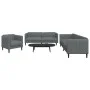 Juego de sofás 3 piezas tela gris oscuro by vidaXL, Sofas - Ref: Foro24-3209230, Price: 653,06 €, Discount: %