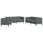Dreiteiliges dunkelgraues Stoffsofaset von vidaXL, Sofas - Ref: Foro24-3209230, Preis: 653,42 €, Rabatt: %