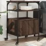 Druckerständer 3 Ebenen in Eichenbraun 50x40x76 cm von vidaXL, Drucker unterstützt - Ref: Foro24-842295, Preis: 63,46 €, Raba...