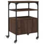 Druckerständer 3 Ebenen in Eichenbraun 50x40x76 cm von vidaXL, Drucker unterstützt - Ref: Foro24-842295, Preis: 64,28 €, Raba...