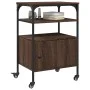 Druckerständer 3 Ebenen in Eichenbraun 50x40x76 cm von vidaXL, Drucker unterstützt - Ref: Foro24-842295, Preis: 63,46 €, Raba...