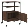 Druckerständer 3 Ebenen in Eichenbraun 50x40x76 cm von vidaXL, Drucker unterstützt - Ref: Foro24-842295, Preis: 63,46 €, Raba...
