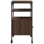 Soporte de impresora 3 niveles marrón roble 50x40x76 cm by vidaXL, Printer supports - Ref: Foro24-842295, Price: 64,28 €, Dis...