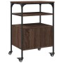 Druckerständer 3 Ebenen in Eichenbraun 50x40x76 cm von vidaXL, Drucker unterstützt - Ref: Foro24-842295, Preis: 64,28 €, Raba...