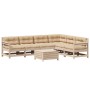 Juego de muebles de jardín 7 pzas y cojines madera maciza pino by vidaXL, Garden sets - Ref: Foro24-3250900, Price: 623,15 €,...
