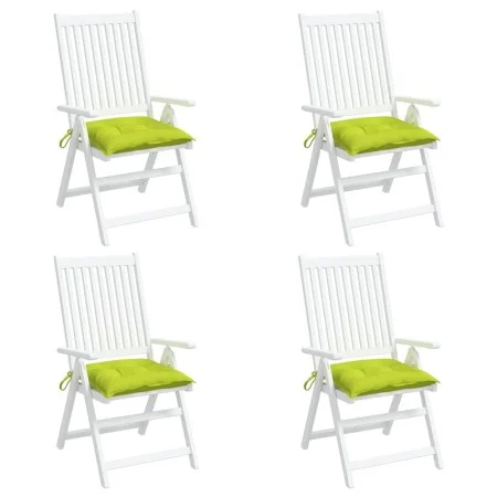 Cojines de palets de jardín 4 uds tela Oxford verde 50x50x7 cm de vidaXL, Cojines para sillas y sofás - Ref: Foro24-361541, P...