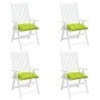 Garten-Palettenkissen 4 Stück aus grünem Oxford-Stoff 50x50x7 cm von vidaXL, Kissen für Stühle und Sofas - Ref: Foro24-361541...