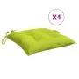 Garten-Palettenkissen 4 Stück aus grünem Oxford-Stoff 50x50x7 cm von vidaXL, Kissen für Stühle und Sofas - Ref: Foro24-361541...