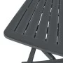 Folding garden table and chairs 3 pieces anthracite plastic by vidaXL, Garden sets - Ref: Foro24-48753, Price: 130,27 €, Disc...