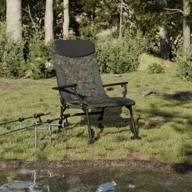 Silla de pesca con reposabrazos plegable camuflaje by vidaXL, Garden chairs - Ref: Foro24-4006417, Price: 135,91 €, Discount: %