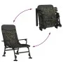 Angelsessel mit klappbaren Armlehnen in Tarnfarben von vidaXL, Gartenstühle - Ref: Foro24-4006417, Preis: 135,91 €, Rabatt: %