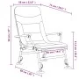 Angelsessel mit klappbaren Armlehnen in Tarnfarben von vidaXL, Gartenstühle - Ref: Foro24-4006417, Preis: 135,91 €, Rabatt: %