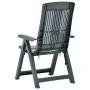 Liegende Gartenstühle 2 Einheiten aus grünem Kunststoff von vidaXL, Gartenstühle - Ref: Foro24-48767, Preis: 140,12 €, Rabatt: %