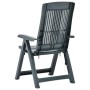 Liegende Gartenstühle 2 Einheiten aus grünem Kunststoff von vidaXL, Gartenstühle - Ref: Foro24-48767, Preis: 159,42 €, Rabatt: %