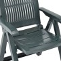 Liegende Gartenstühle 2 Einheiten aus grünem Kunststoff von vidaXL, Gartenstühle - Ref: Foro24-48767, Preis: 159,42 €, Rabatt: %