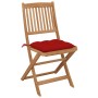 6 Stück klappbare Gartenstühle und Kissen aus massivem Akazienholz von vidaXL, Gartenstühle - Ref: Foro24-3075015, Preis: 317...