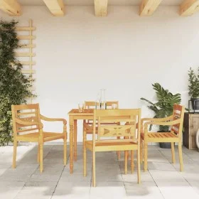 5-teiliges Garten-Essset aus massivem Teakholz von vidaXL, Gartensets - Ref: Foro24-3155977, Preis: 598,02 €, Rabatt: %