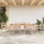 Batavia-Stühle, 6 Stück, massives, weiß getünchtes Teakholz von vidaXL, Gartenstühle - Ref: Foro24-3155989, Preis: 634,15 €, ...