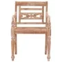 Batavia-Stühle, 6 Stück, massives, weiß getünchtes Teakholz von vidaXL, Gartenstühle - Ref: Foro24-3155989, Preis: 634,15 €, ...