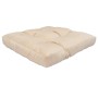 Garten-Palettenhocker mit honigbraunem Sandholzkissen von vidaXL, Hocker für den Außenbereich - Ref: Foro24-277440, Preis: 66...