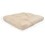 Garten-Palettenhocker mit honigbraunem Sandholzkissen von vidaXL, Hocker für den Außenbereich - Ref: Foro24-277440, Preis: 61...