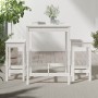 3-piece white pine wood garden table and high stools set by vidaXL, Garden sets - Ref: Foro24-3154726, Price: 212,80 €, Disco...