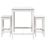 3-piece white pine wood garden table and high stools set by vidaXL, Garden sets - Ref: Foro24-3154726, Price: 212,80 €, Disco...