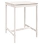 3-piece white pine wood garden table and high stools set by vidaXL, Garden sets - Ref: Foro24-3154726, Price: 212,80 €, Disco...