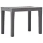 Gartenbänke 2 Einheiten aus mokkafarbenem Kunststoff von vidaXL, Gartenbänke - Ref: Foro24-48782, Preis: 61,82 €, Rabatt: %