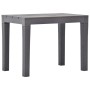 Gartenbänke 2 Einheiten aus mokkafarbenem Kunststoff von vidaXL, Gartenbänke - Ref: Foro24-48782, Preis: 57,40 €, Rabatt: %