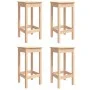 Garden table and high stools 5 pieces solid pine wood by vidaXL, Garden sets - Ref: Foro24-3154730, Price: 276,81 €, Discount: %