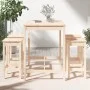 Garden table and high stools set 5 pieces solid pine wood by vidaXL, Garden sets - Ref: Foro24-3154745, Price: 294,61 €, Disc...