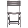 Folding garden chairs, 2 units, plastic, mocha color. by vidaXL, Garden chairs - Ref: Foro24-48788, Price: 59,07 €, Discount: %