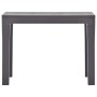 Gartenbänke 2 Einheiten aus mokkafarbenem Kunststoff von vidaXL, Gartenbänke - Ref: Foro24-48782, Preis: 57,40 €, Rabatt: %