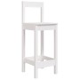 5-piece white pine wood garden table and high stools set by vidaXL, Garden sets - Ref: Foro24-3154751, Price: 311,61 €, Disco...