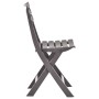 Folding garden chairs, 2 units, plastic, mocha color. by vidaXL, Garden chairs - Ref: Foro24-48788, Price: 59,07 €, Discount: %