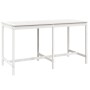 Garden table and high stools 9 pieces solid white pine wood by vidaXL, Garden sets - Ref: Foro24-3154766, Price: 643,59 €, Di...