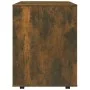 Armario ruedas madera contrachapada roble ahumado 60x53x72 cm de vidaXL, Taquillas y armarios de almacenamiento - Ref: Foro24...