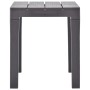 Gartenbänke 2 Einheiten aus mokkafarbenem Kunststoff von vidaXL, Gartenbänke - Ref: Foro24-48782, Preis: 57,40 €, Rabatt: %