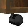 Armario ruedas madera contrachapada roble ahumado 60x53x72 cm de vidaXL, Taquillas y armarios de almacenamiento - Ref: Foro24...