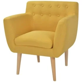 Gelber Stoffsessel von vidaXL, Sessel - Ref: Foro24-244069, Preis: 217,65 €, Rabatt: %