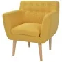 Gelber Stoffsessel von vidaXL, Sessel - Ref: Foro24-244069, Preis: 217,44 €, Rabatt: %
