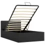 Hydraulic canape bed storage dark gray fabric 100x200 cm by vidaXL, Beds and slatted bases - Ref: Foro24-285571, Price: 337,4...