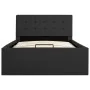 Hydraulic canape bed storage dark gray fabric 100x200 cm by vidaXL, Beds and slatted bases - Ref: Foro24-285571, Price: 337,4...